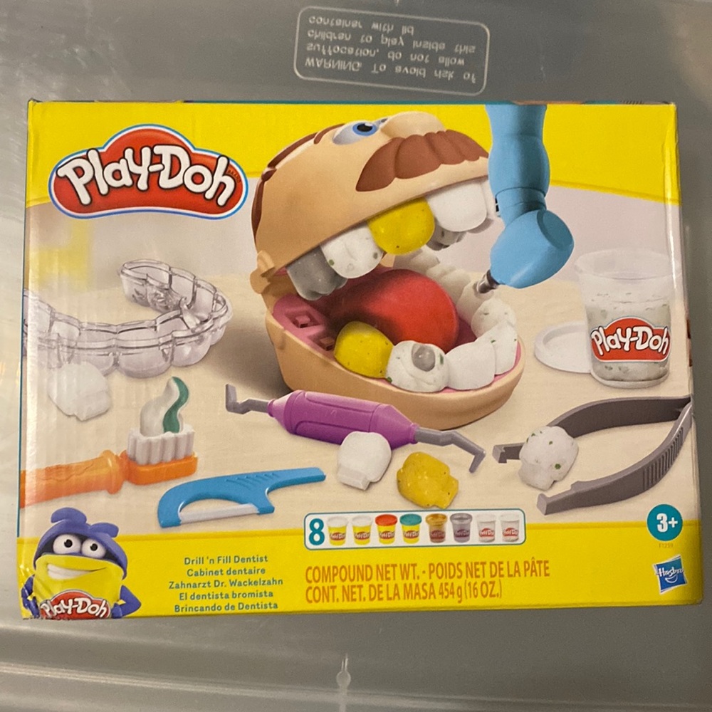 New unopened Play-doh dentist set